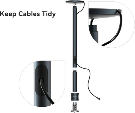 Dangbei ceiling mount for projectors with ±12° angle adjustment and height 10-40 cm