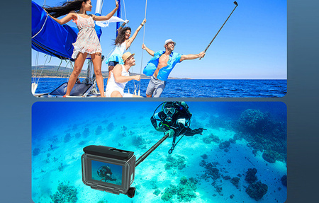 Telesin GP-MNP-002 | Carbon fiber selfie stick 120 cm