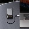 Powerbank Baseus Adaman Metal 20000mAh, PD, QC 3.0, 65W, 2xUSB + USB-C + micro USB, (black)