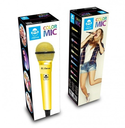 iDance Microphone CLM10 - gold wired microphone