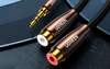 UGREEN AV194 Przewód męski 3,5mm Jack do 2x żeński RCA (Cinch) 0.25m