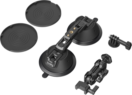 SmallRig 3566 Suction Cup Portable Dual with Camera Mount SC-2K