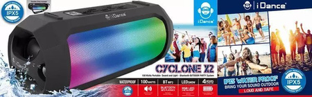 iDance Cyclone X2 100W - wireless Bluetooth speaker