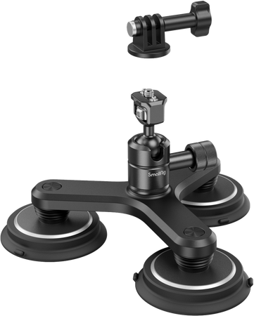 SmallRig 4468 - Triple magnetic suction cup for a sports camera