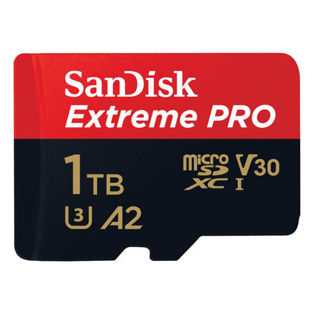 Karta SanDisk Extreme PRO microSDXC 1TB 200/140 MB/s A2 C10 V30 UHS-I U3