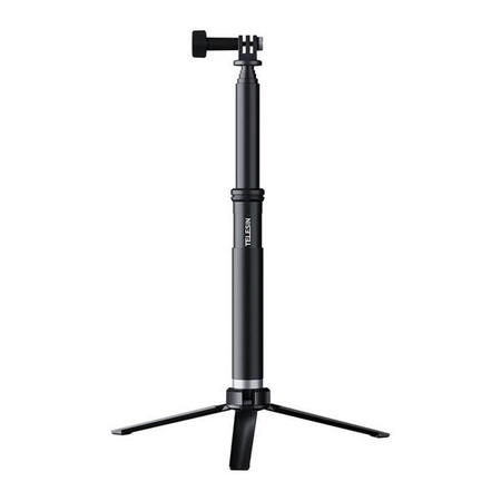 Selfie stick with Telesin aluminum tripod for sports cameras (GP-MNP-090-S)