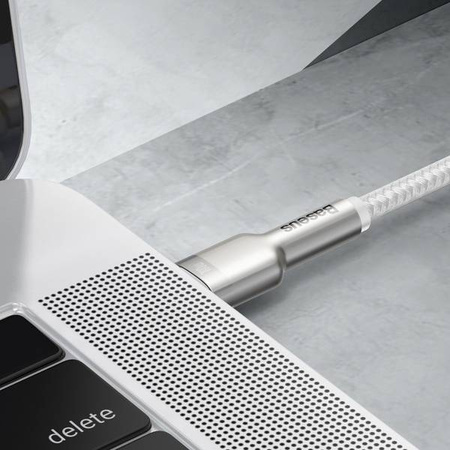 Baseus Cafule USB-C to USB-C cable, 100W, 1m (white)