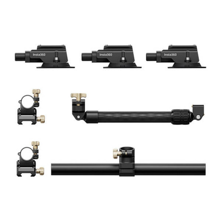 Insta360 Triple Suction Cup Car Mount | Carbon handle with TILTA triple vacuum suction cup