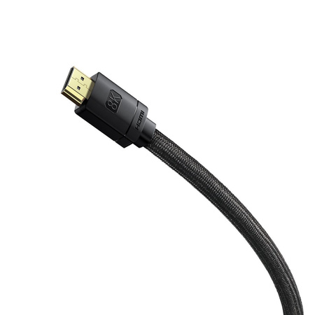 Baseus High Definition Series | Kabel HDMI 2.1 | 8K | 60Hz | 3D | HDR | 48Gbps | 2m | Czarny