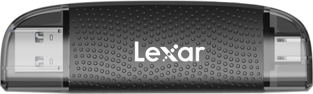 Card reader with dual USB-A/C slot (LRW310X) Supports microSD and SD cards (USB 3.1)