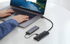 Baseus Lite Series 4in1 Hub USB to 4x USB 3.0 25cm (black)