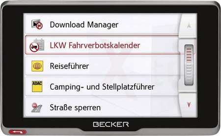 Becker Transit.5s EU - navigation for trucks