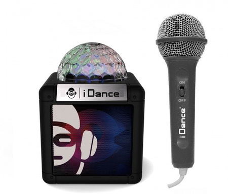 iDance Cube Sing 100 - 5W disco cube + wired microphone
