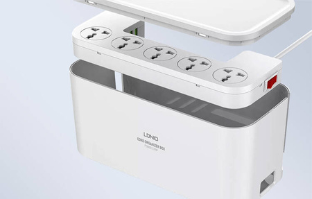 LDNIO SN5309 - listwa zasilająca z organizerem, 5x AC, 3x USB