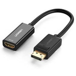 Adapter, DisplayPort (male) - HDMI (female) cable UGREEN MM137, 4K (black)