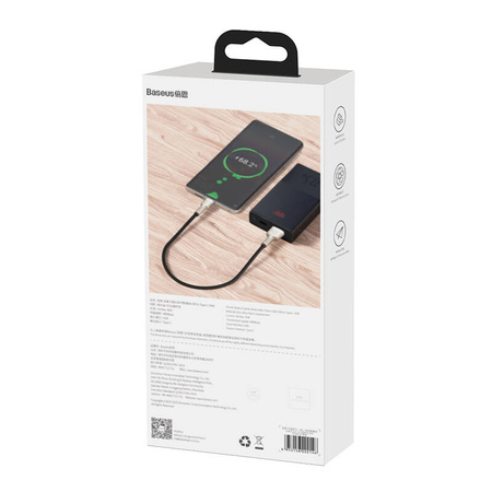 Baseus Cafule | USB to USB-C Cable | 66W | 0.25m | Black