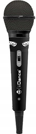 iDance CLM9 Microphone - black wired microphone