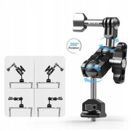 Arm Holder 3d Magic Arm Mount 1/4" For Gopro / Sjcam / Xiaomi / DJI / Insta360 / Pu842b