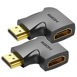 Adapter kątowy HDMI Vention AIOB0-2, 4K 60Hz (czarny) 2 szt.