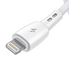 USB cable for Lightning Vipfan Racing X05, 3A, 2m (white)
