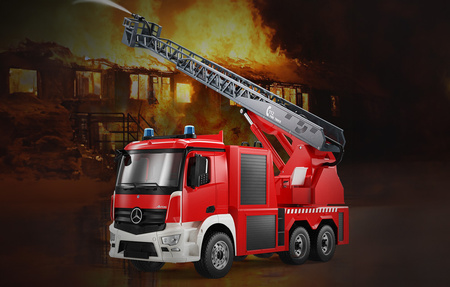 RC Remote Control Fire Truck 1:20 Double Eagle Mercedes-Benz Arocs E667-003