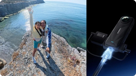 Insta360 X5/X4 Air Mic Adapter