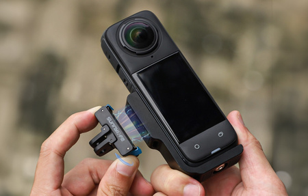 Sunnylife X4-ZJ826 | Mocowanie do Insta360 X4/X5 z adapterem horyzontalnym