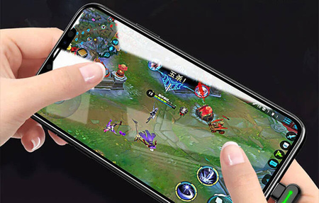 Kabel USB do USB-C kątowy Mcdodo CA-5282 LED, 1.8m (czarny)