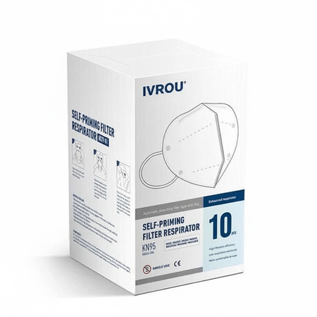 Becker Healthcare IVROU - maseczka ochronna 4-warstwowa z gumką KN95