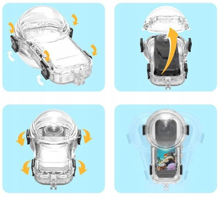Puluz PU756T | Insta360 X5 Invisible Dive Case | Niewidzialna obudowa | 60m | wodoszczelna