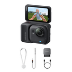 Insta360 GO Ultra Standard Bundle | Kamera sportowa | 4K | 53g | Midnight Black