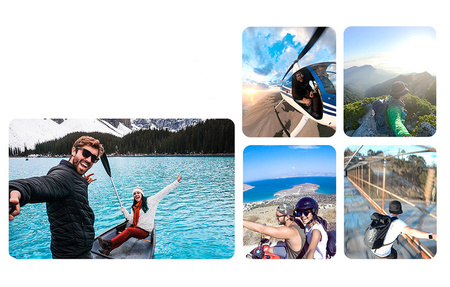 TELESIN TE-CSS-001 Power grip selfie stick | wysięgnik 90cm z wbudowanym powerbankiem USB-C