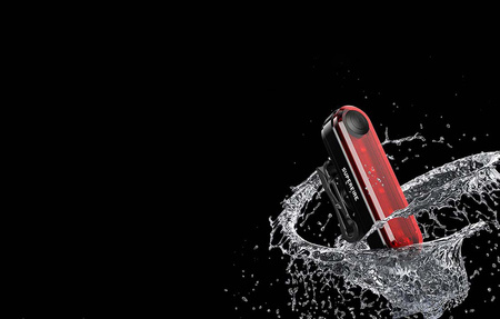 Tylna lampka rowerowa Superfire BTL01, USB, 230mAh