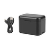 PULUZ battery and memory card charging case for Insta360 X4 (black)