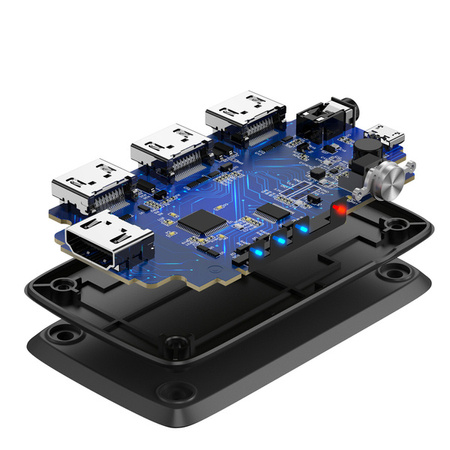 Przełącznik Switch UGREEN CM332 3w1 HDMI 1.4 4K 30 Hz (czarny)