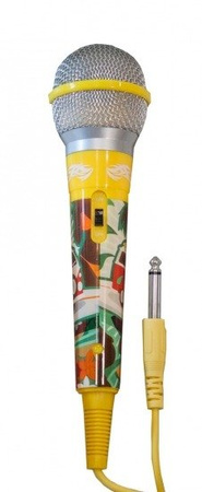 iDance CLM6 microphone - yellow wired microphone