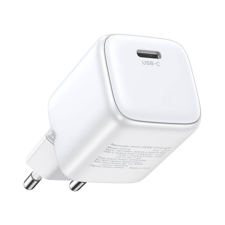 Ładowarka sieciowa | UGREEN 15326 | Nexode mini | USB-C | PD3.0 | QC4.0 | GaN | 30W | Biała