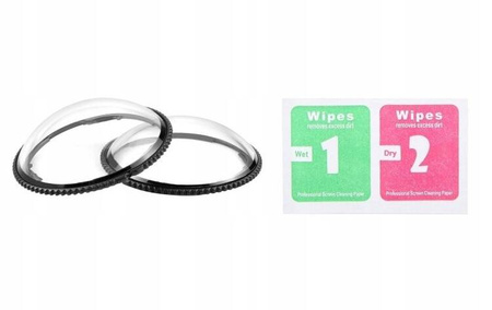 Zestaw Osłon 2x SzkŁo Ochrona Osłona Na Obiektyw Do Insta360 X4 / X 4 / Pu988t