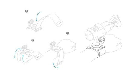 Mocowanie na nadgarstek i dłoń PGYTECH do DJI Osmo Pocket / Pocket 2 i kamer sportowych (P-18C-024)