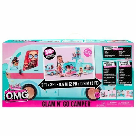 LOL Surprise OMG GLAM N' GO CAMPER 4in1 - fashionable camper for dolls