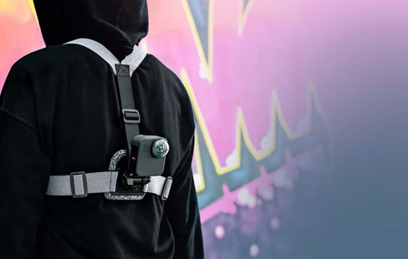 Telesin chest strap with two mounts for sports cameras (GP-CGP-T06)