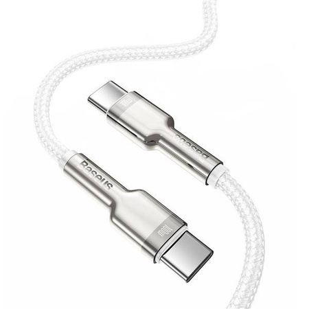 Baseus Cafule USB-C to USB-C cable, 100W, 1m (white)