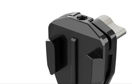 Motocyklowy klips na szybę PULUZ do kamer sportowych (czarny)