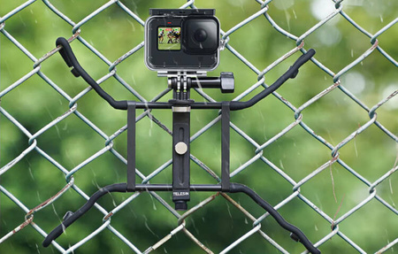 Elastyczny Giętki Uchwyt Mocowanie + Ramka Do Gopro Sjcam Xiaomi Dji Insta360 / Telefon / Smartfon - Gwint 1/4"" Telesin Te-fm-001