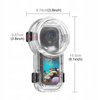 Puluz PU760T | Insta360 X5 Invisible Dive Case | Niewidzialna obudowa | 60m | wodoszczelna | Insta360 Magnetic Quick Release