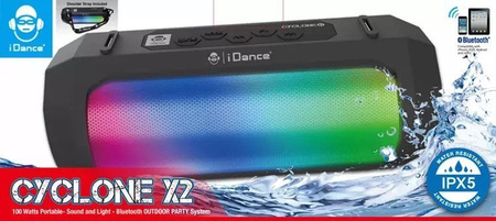 iDance Cyclone X2 100W - bezprzewodowy głośnik Bluetooth