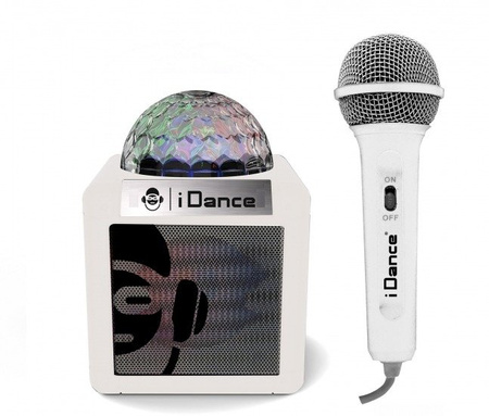 iDance Cube Sing 100 - 5W disco cube + wired microphone