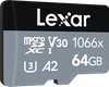 Lexar microSDHC SILVER 1066x UHS-I/U3/A2 R160/W70 (V30) 64GB