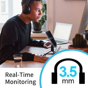 Mikrofon USB Z Odsłuchem Synco V1 - Pojemnościowy