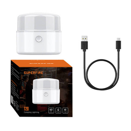 Superfire T20 camping lamp, 180lm, USB